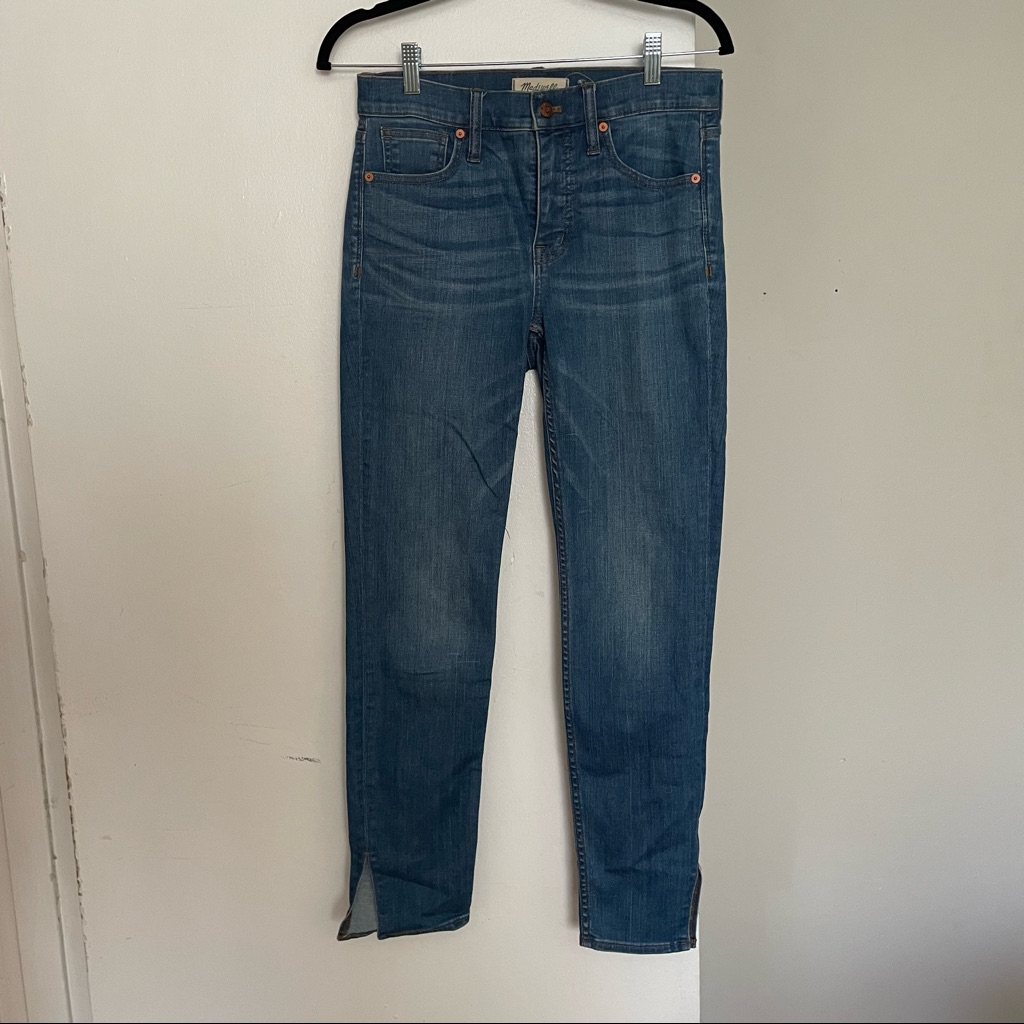 Madewell 9” High Rise Skinny Ankle Jeans